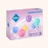 Coblo knikkerbaan ballen pastel – 6 stuks