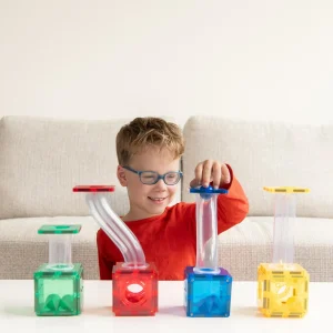 Coblo knikkerbaan ballen – 6 stuks