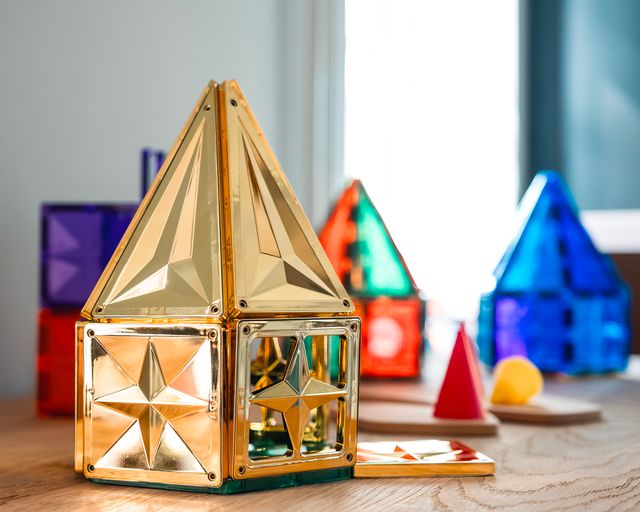 Coblo magnetische tegels Goud - 20 stuks 5 Coblo magnetische tegels Goud - 20 stuks