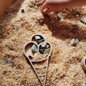 Edelstenen 200 Gram in speelbak