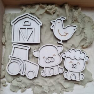 Kiddi Mini vulvormen set Boerderij