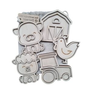 Kiddi Mini vulvormen set Boerderij