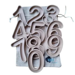 WoeWoe 7 Kiddi Mini vulvormen set Cijfers