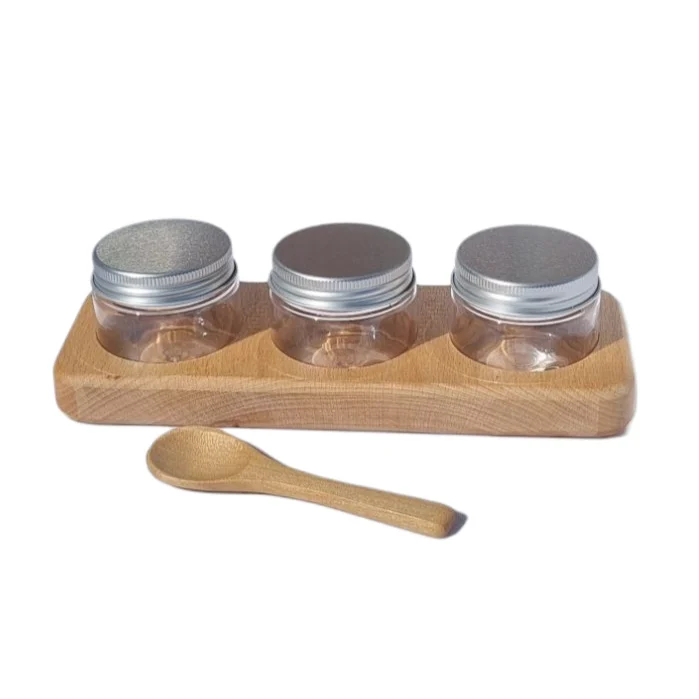 Kiddi Potionhouder met 3 potjes 3 Kiddi Potionhouder met 3 potjes